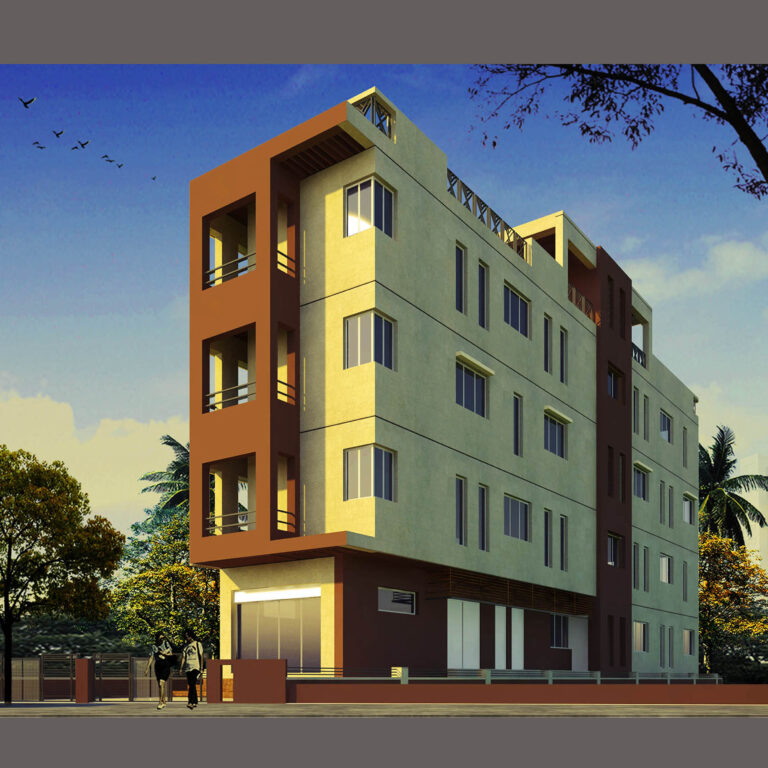 Apartment architecture in Medinipur by Prism Architects