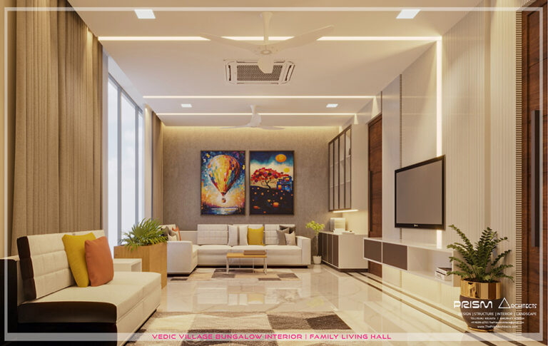 Farm House interior design in Kolkata by Prism Architects