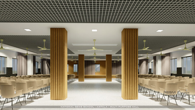 Multipurpose hall interior design in Kolkata by Prism Architects