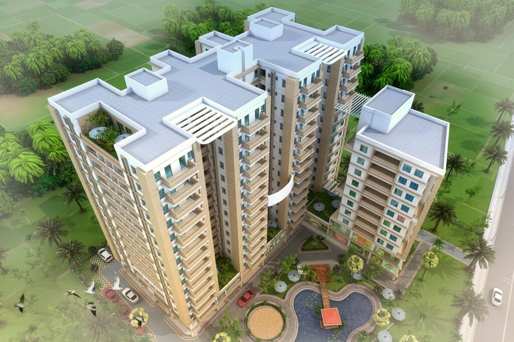High rise housing design in Kolkata by Prism Architects