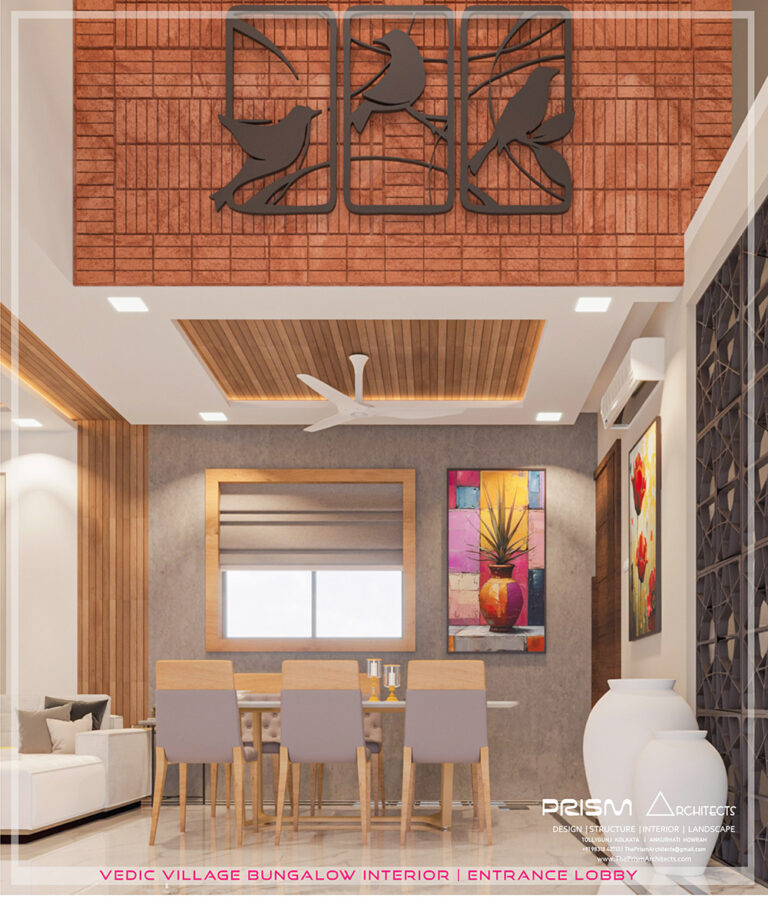 Modern Farm house interior in Kolkata by Prism Architects