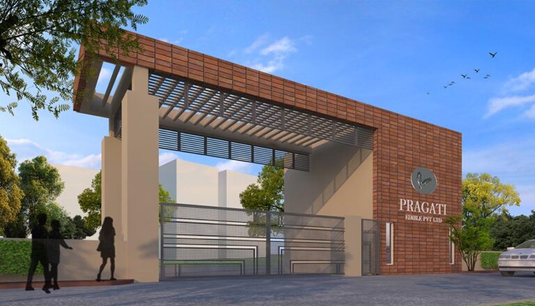 factory complex modern gate design in Kharagpur by Prism Architects