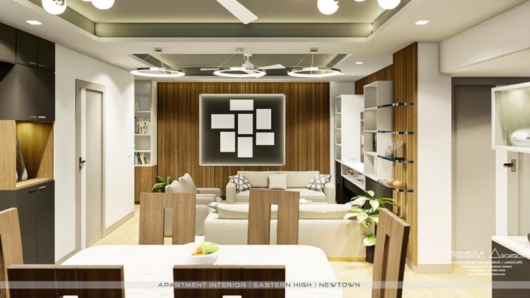 Modern apartment interior in Newtown by Prism Architects