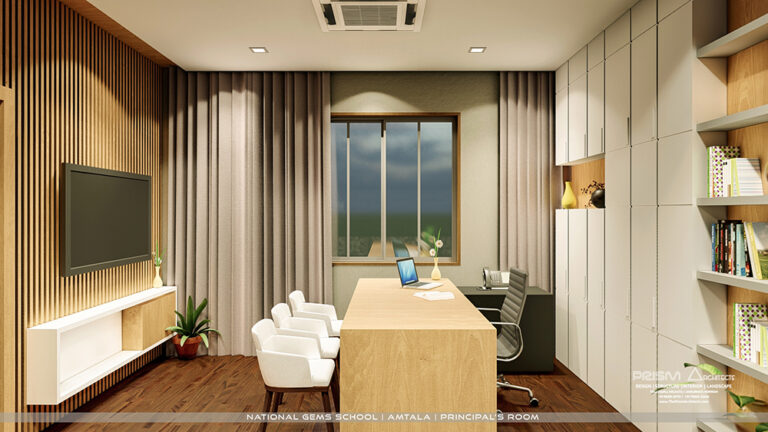 School Office interior design in Kolkata by Prism Architects