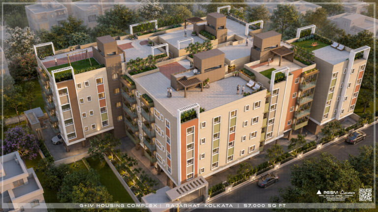 Contemporary residential apartment building designed by Prism Architects